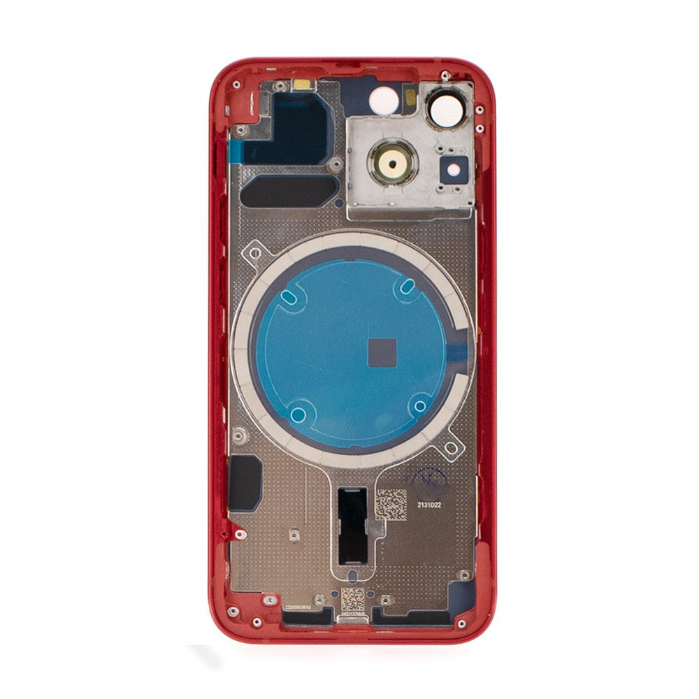 Rear Housing for iPhone 13 mini (NO LOGO)-Red Rear Housing for iPhone 13 mini (NO LOGO)-Red